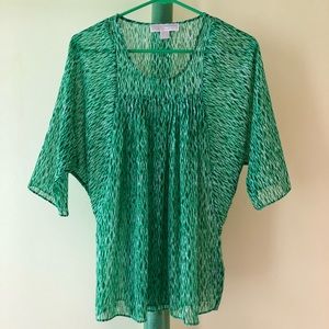 Michael Kors Green Blouse